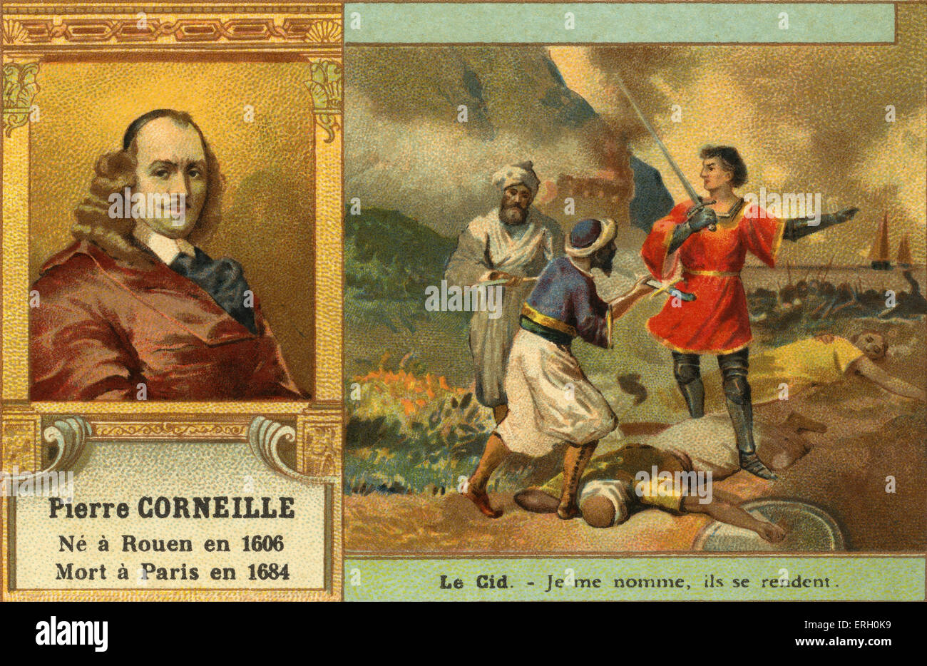 Pierre Corneille French Dramatist 1606 1684 Scene From Le Cid Je Me Nomme Ils Se Rendent Stock Photo Alamy