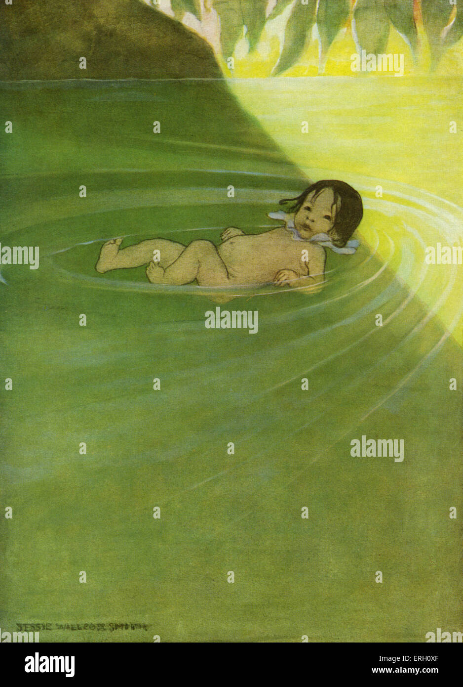 The Water Babies by Charles Kingsley first published in 1863. Caption