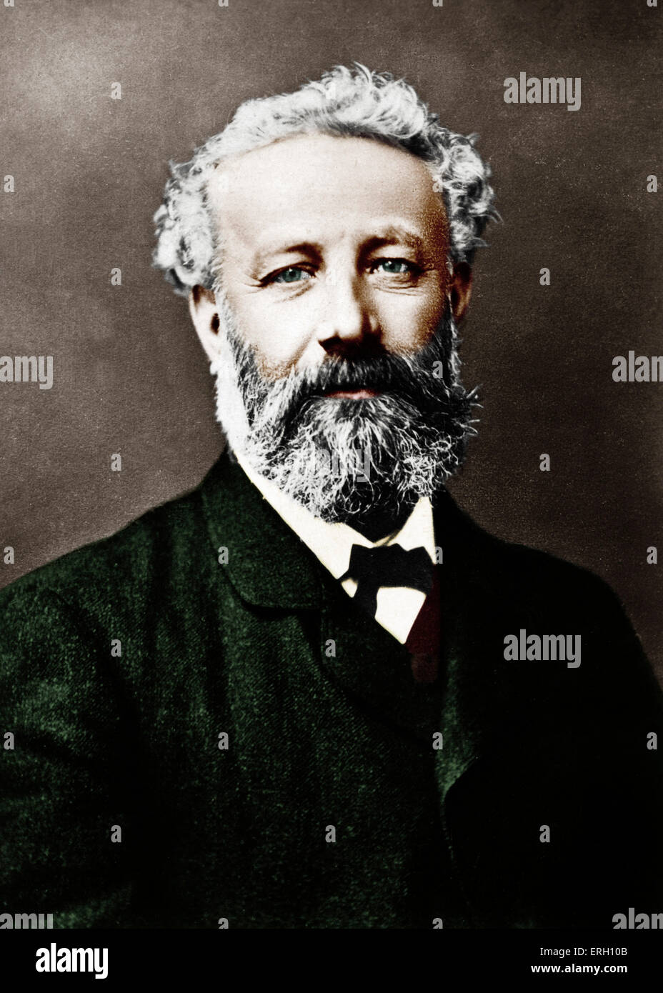 Jules Verne. Portrait of the French writer. Author of ‘Eighty days