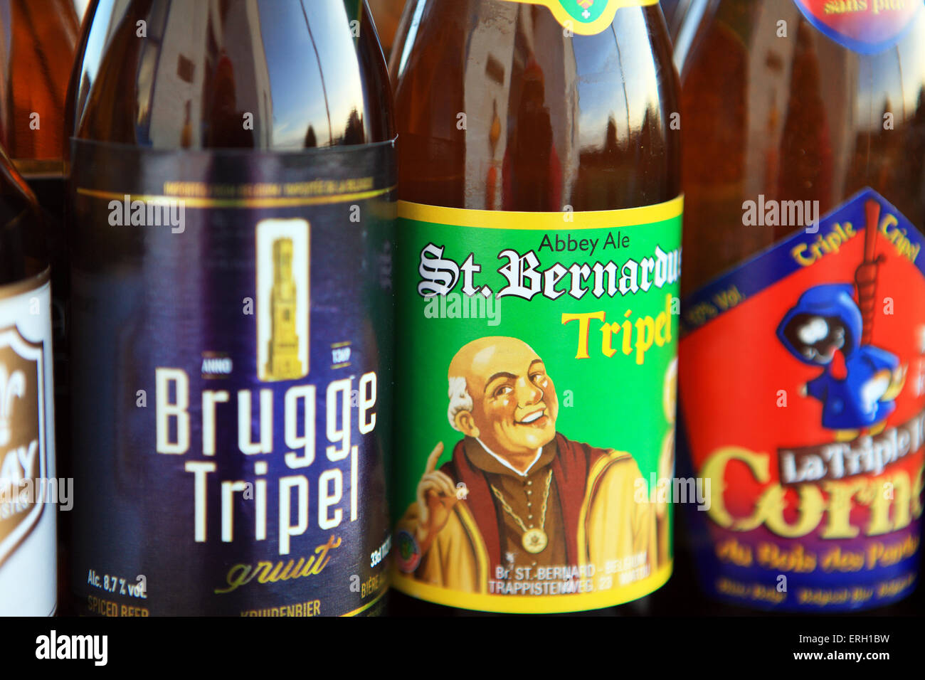 Belgian beer bottles Stock Photo Alamy