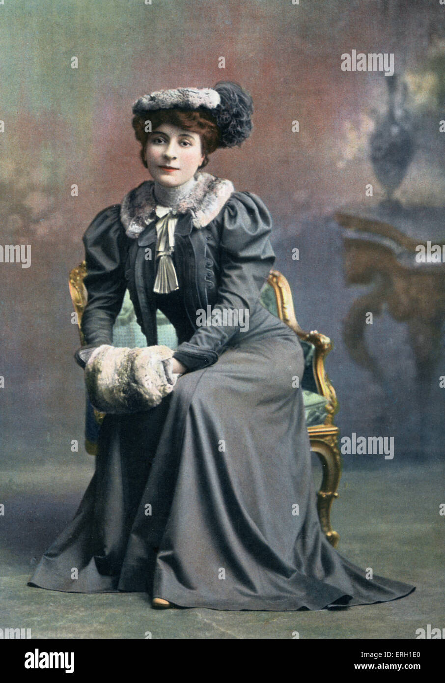 Berthe Bady as Grace de Pleessans in La Marche Naptiale by M. Bataille - Vaudville, Paris. Stock Photo