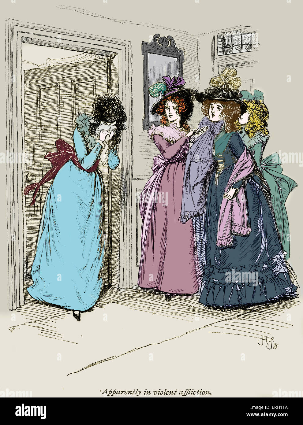 'Sense and Sensibility' by Jane Austen Marianne coming hastily out of