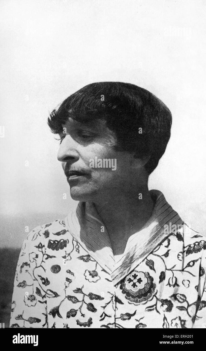 Alice B Toklas, partner of Gertrude Stein, the American writer. 30 April  1877 – 7 March 1967 Stock Photo