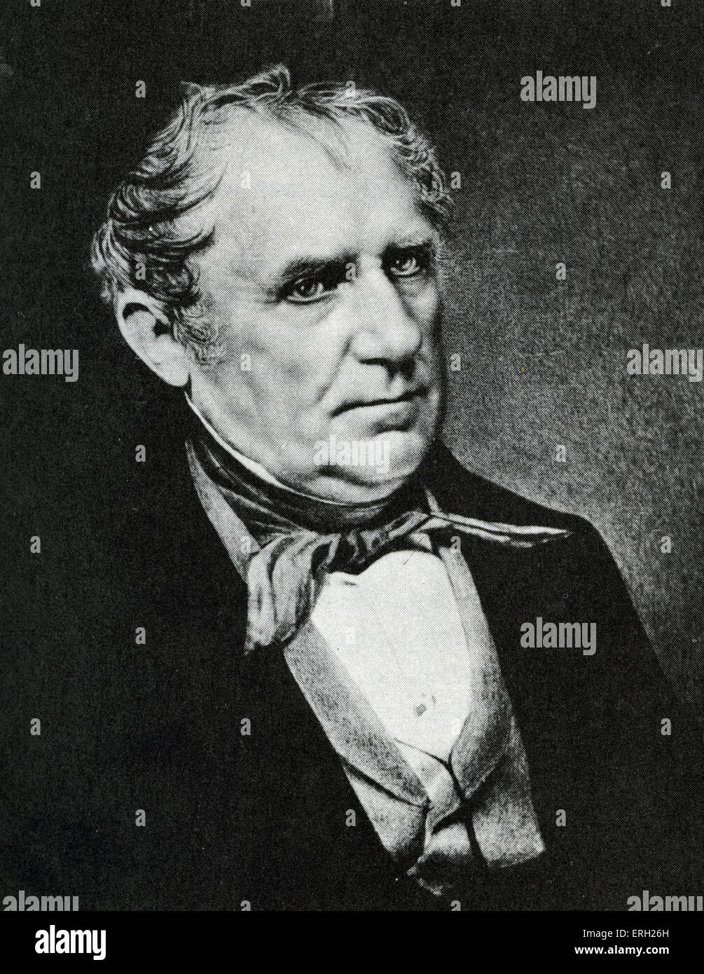 James Fenimore Cooper portrait.   American author. 15 September 1789 – 14 September 1851. Stock Photo