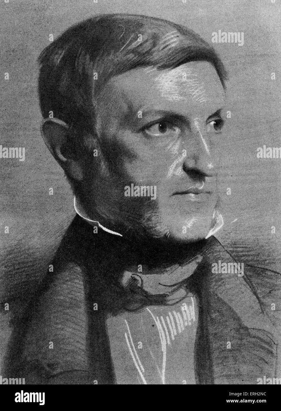 George Bancroft, American historian. 30 October 1800 – 17 January 1891. Stock Photo