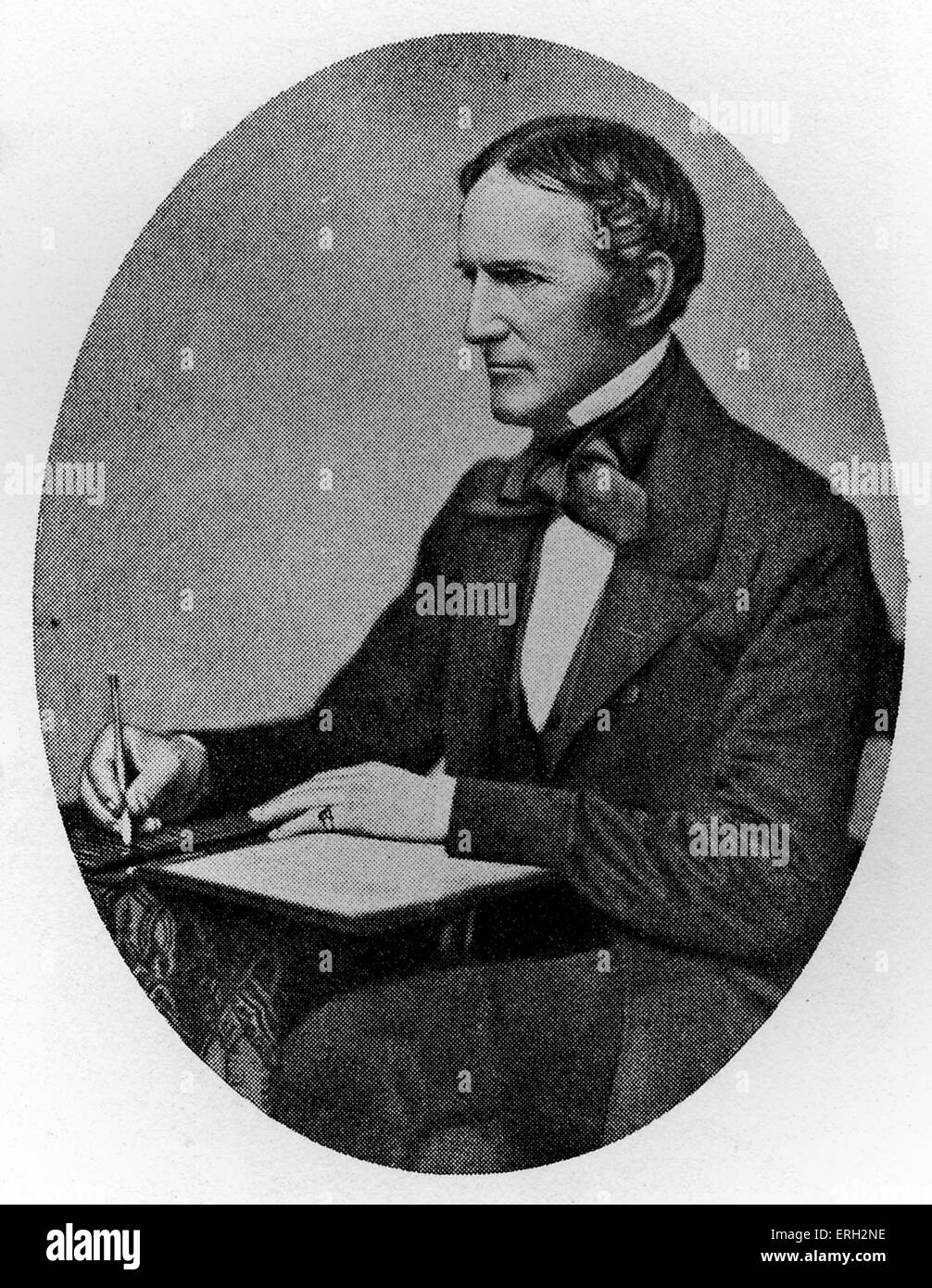 William Hickling Prescott, American historian .4 May 1796 – 29 January 1859. Stock Photo