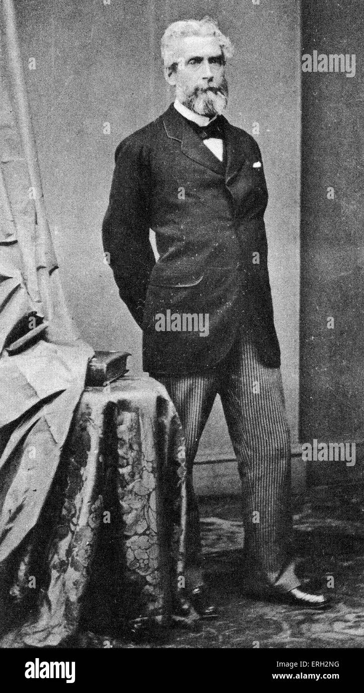 John Lothrop Motley, American historian. 15 April 1814 - 29 May 1877. Stock Photo