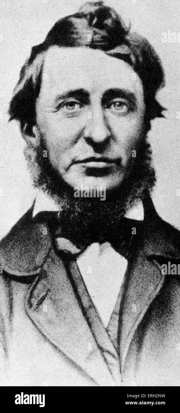 Henry Thoreau, c.1862 American poet and philosopher. 12 July 1817 6