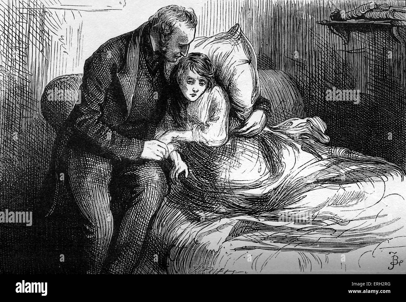 Bleak House by Charles Dickens. Caption reads'The cast is shaken all