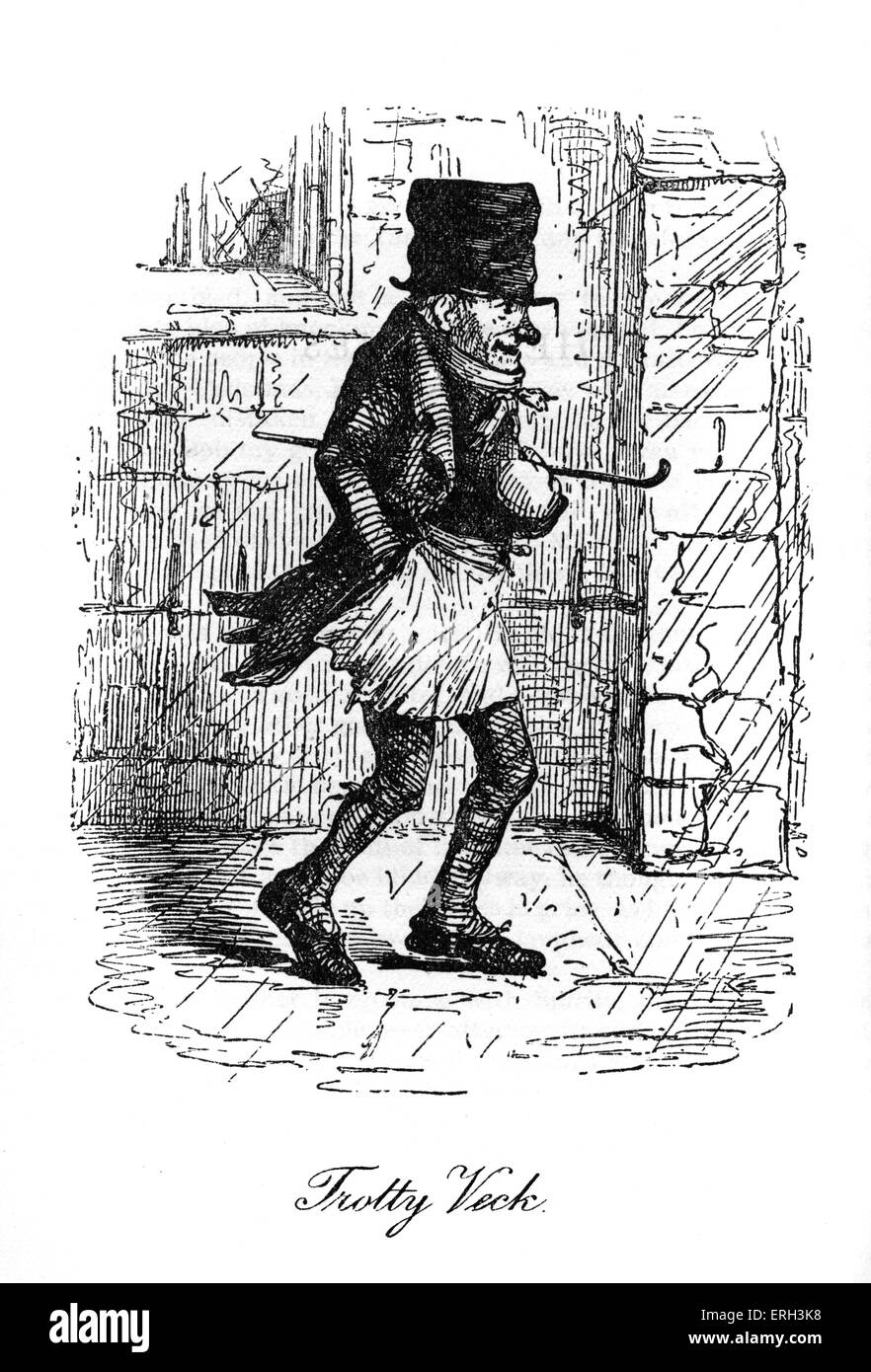 The Chimes by Charles Dickens, published in 1844. Caption reads