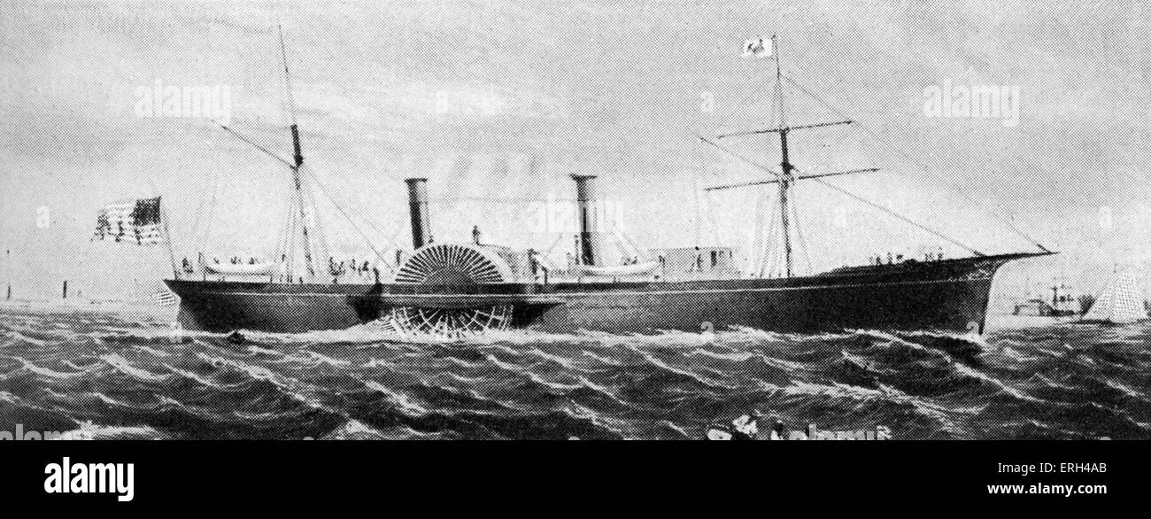 Mark Twain 's 'The Innocents Abroad' picture of the steamship 'Quaker