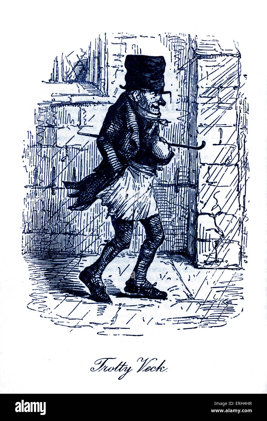 The Chimes by Charles Dickens, published in 1844. Caption reads