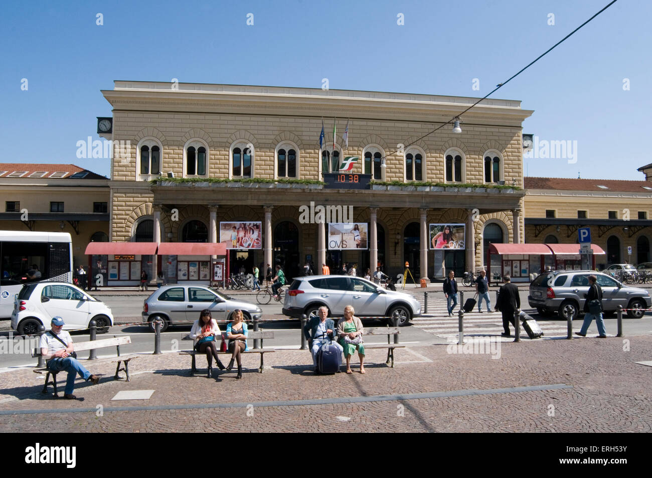 bologna central train station railway station Italy Italian Stock Photo