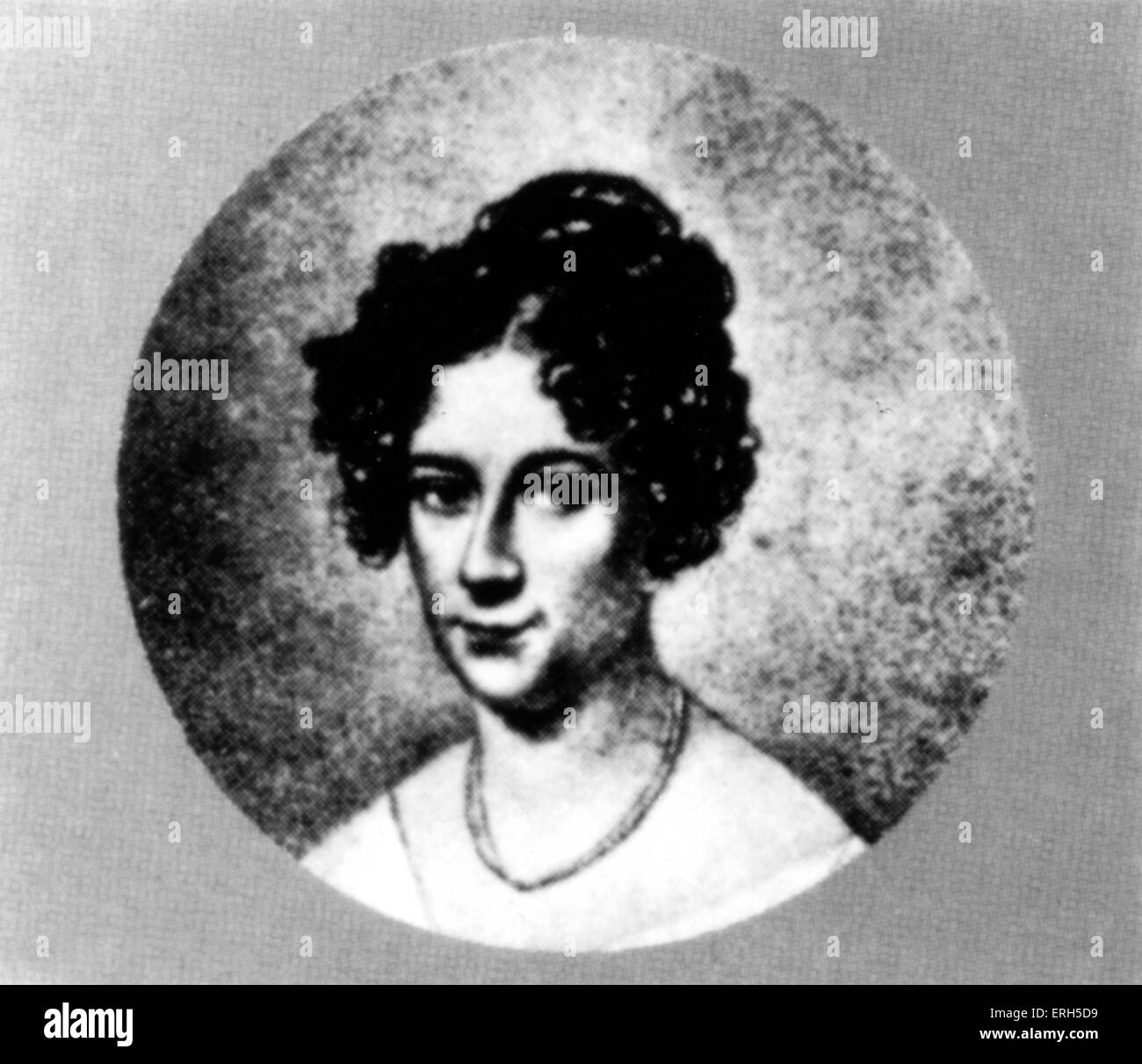 Rahel Varnhagen (née Levin), German- Jewish writer, hosted prominent European salons in late 18th and early 19th century. Stock Photo