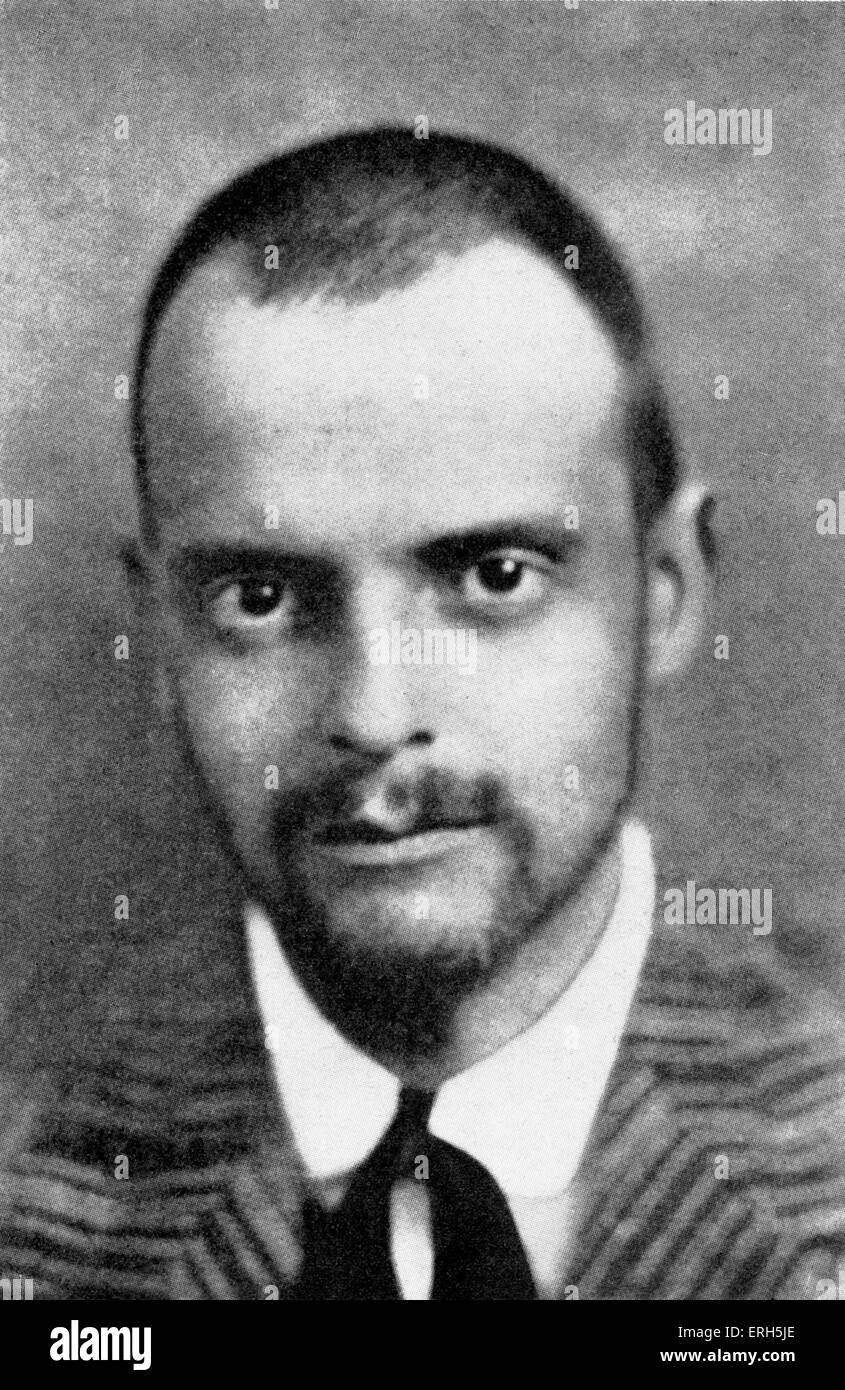 Paul Klee,  Swiss painter. 18 December 1879 – 29 June 1940. Stock Photo