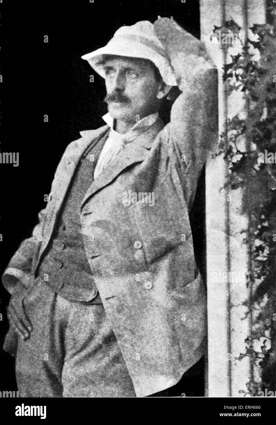 Sir J.M. Barrie. Scottish playwright and novelist. James Matthew Barrie: 9 May 1860 - 19 June 1937 Stock Photo