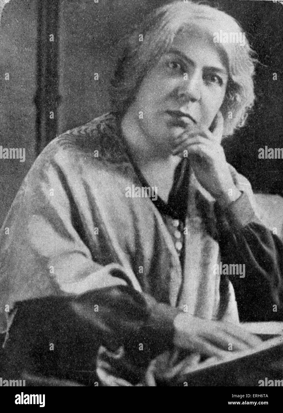 Grazia Deledda  - portrait. Italian author, awarded Nobel Prize for Literature in 1926. 27 September 1871 – 15 August, 1936 Stock Photo
