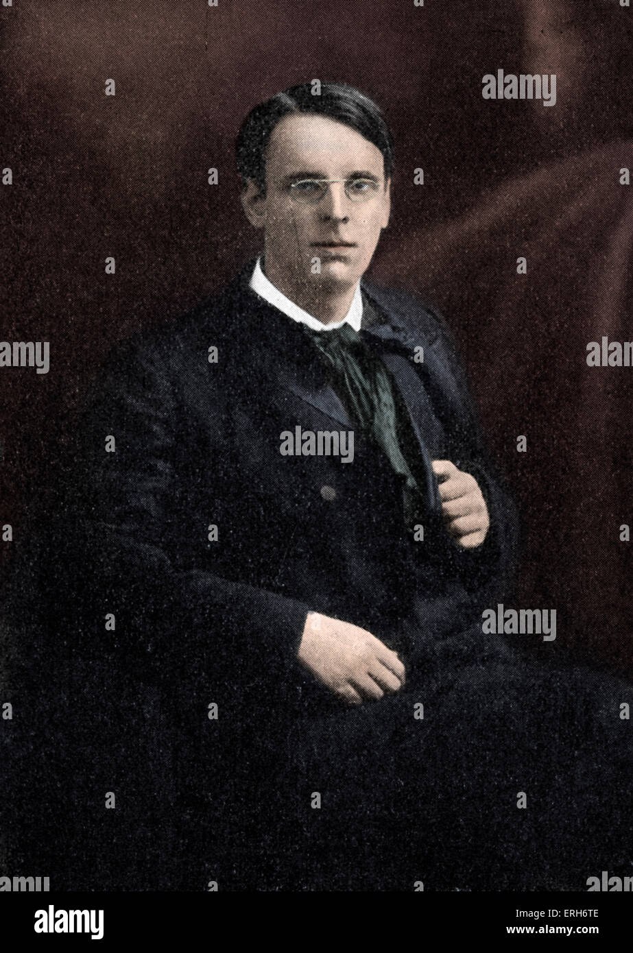 William Butler Yeats: Irish poet and dramatist, 13 June 1865 - 28 January 1939. Stock Photo