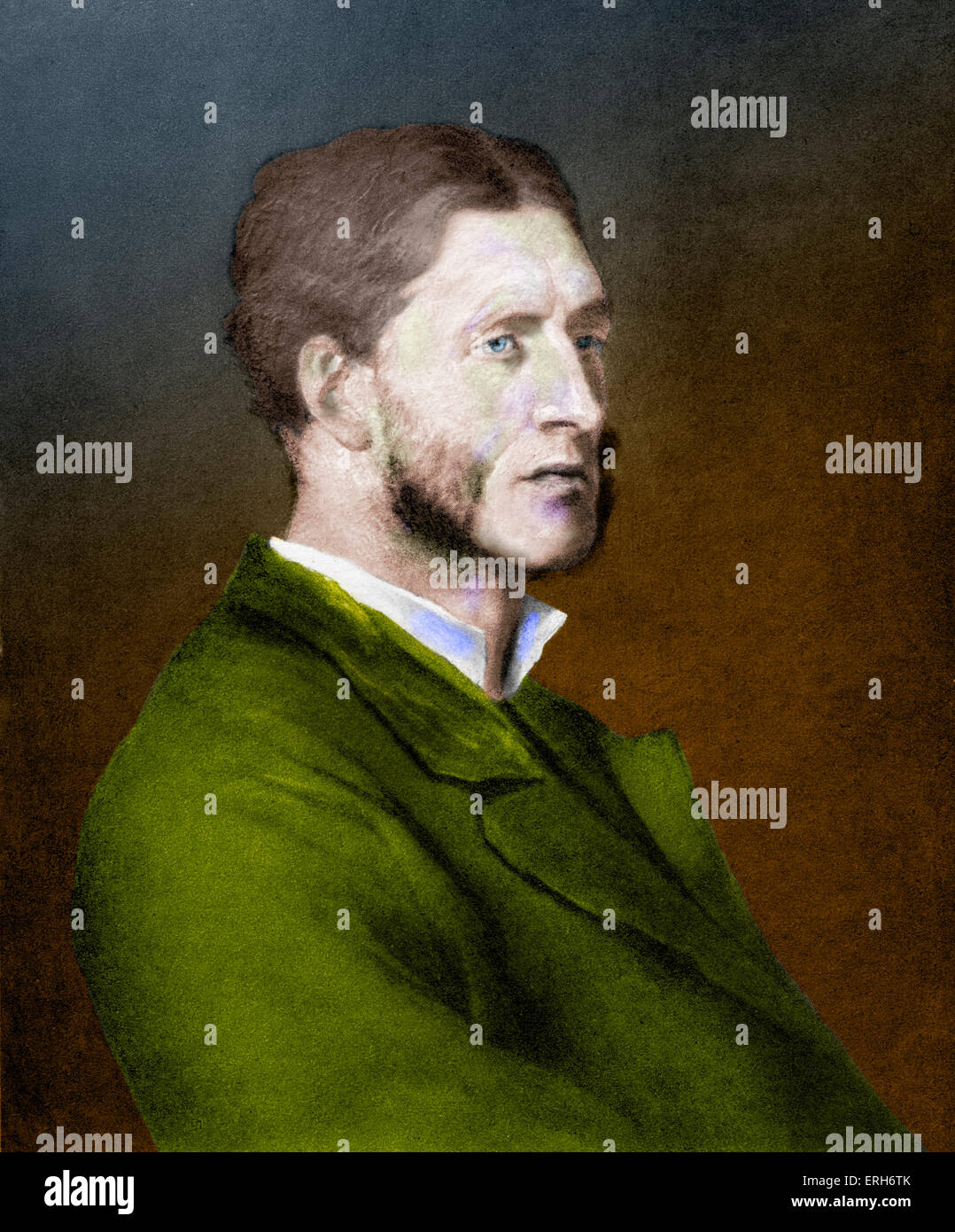 Matthew Arnold - English poet, critic and literary theorist English poet, critic and literary theorist. 1822-1888 Stock Photo