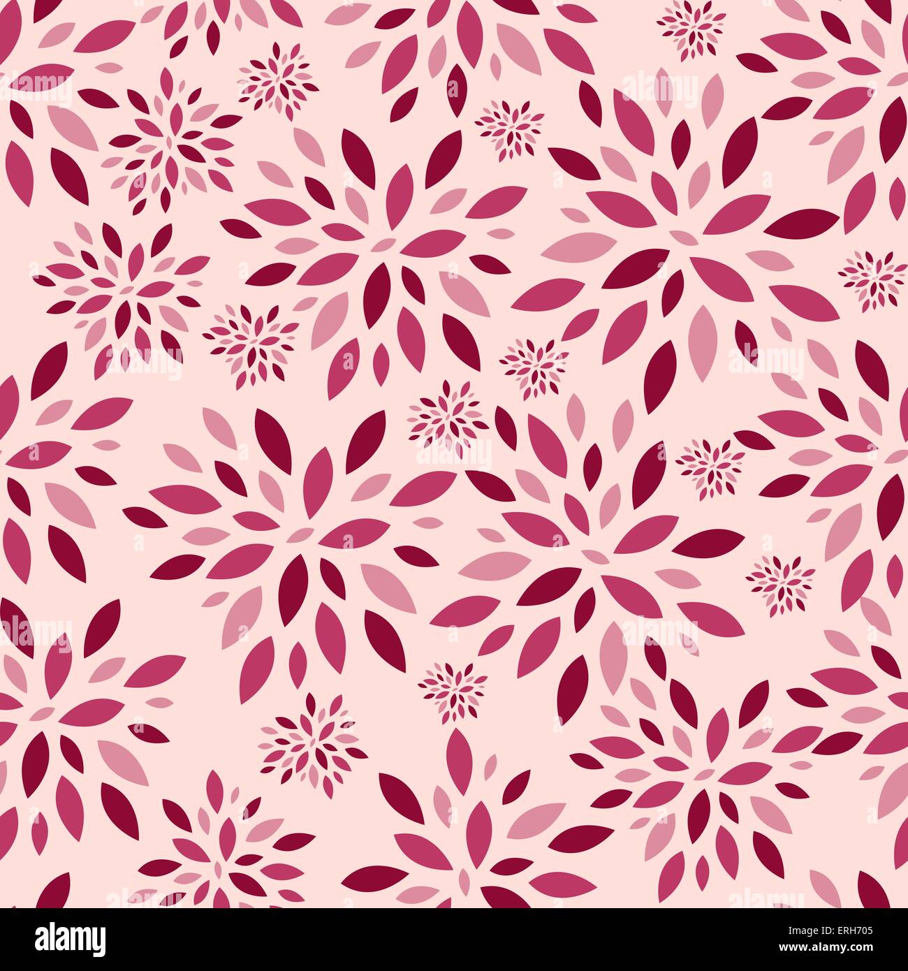Floral Seamless Pattern Background for Wedding and Birthday. Vec Stock ...