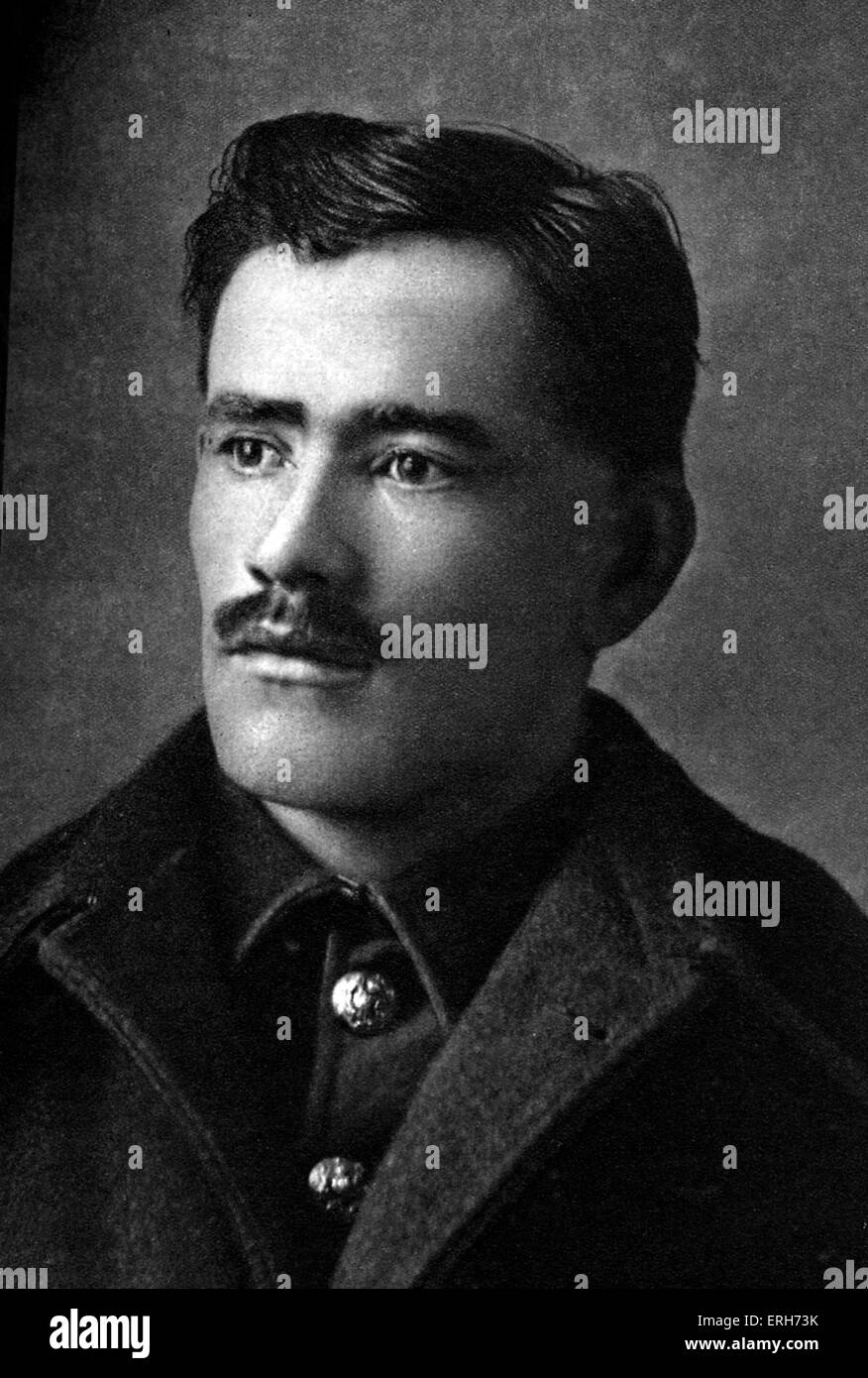 Francis Ledwidge - portrait. Irish war poet. killed in action at the Battle of Passchendaele during World War I. 19 August 1887 Stock Photo