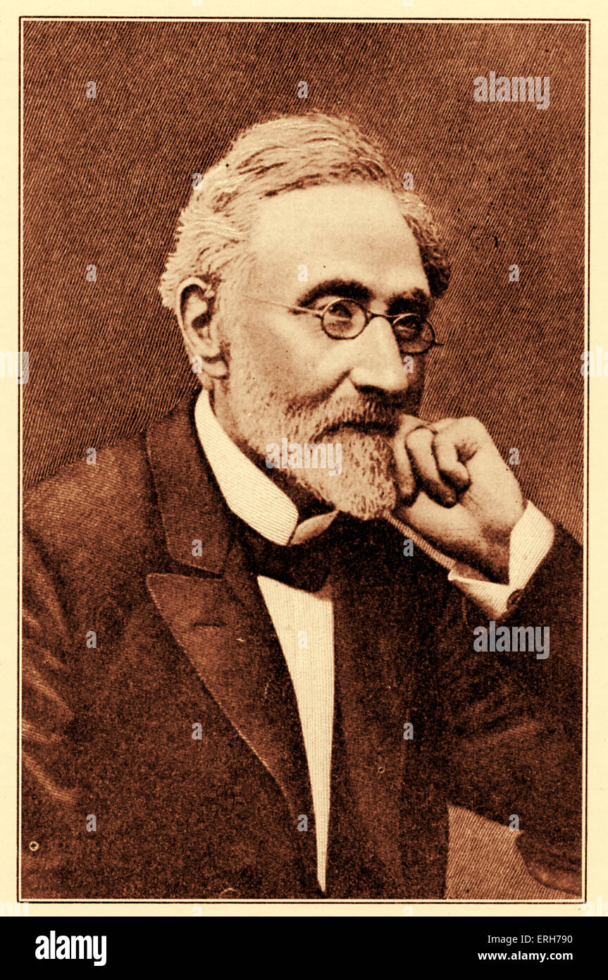 Heinrich  Graetz, author of 'History of the Jews' in 1853. German historian:  31 October   1817 - 7  September 1891 Stock Photo
