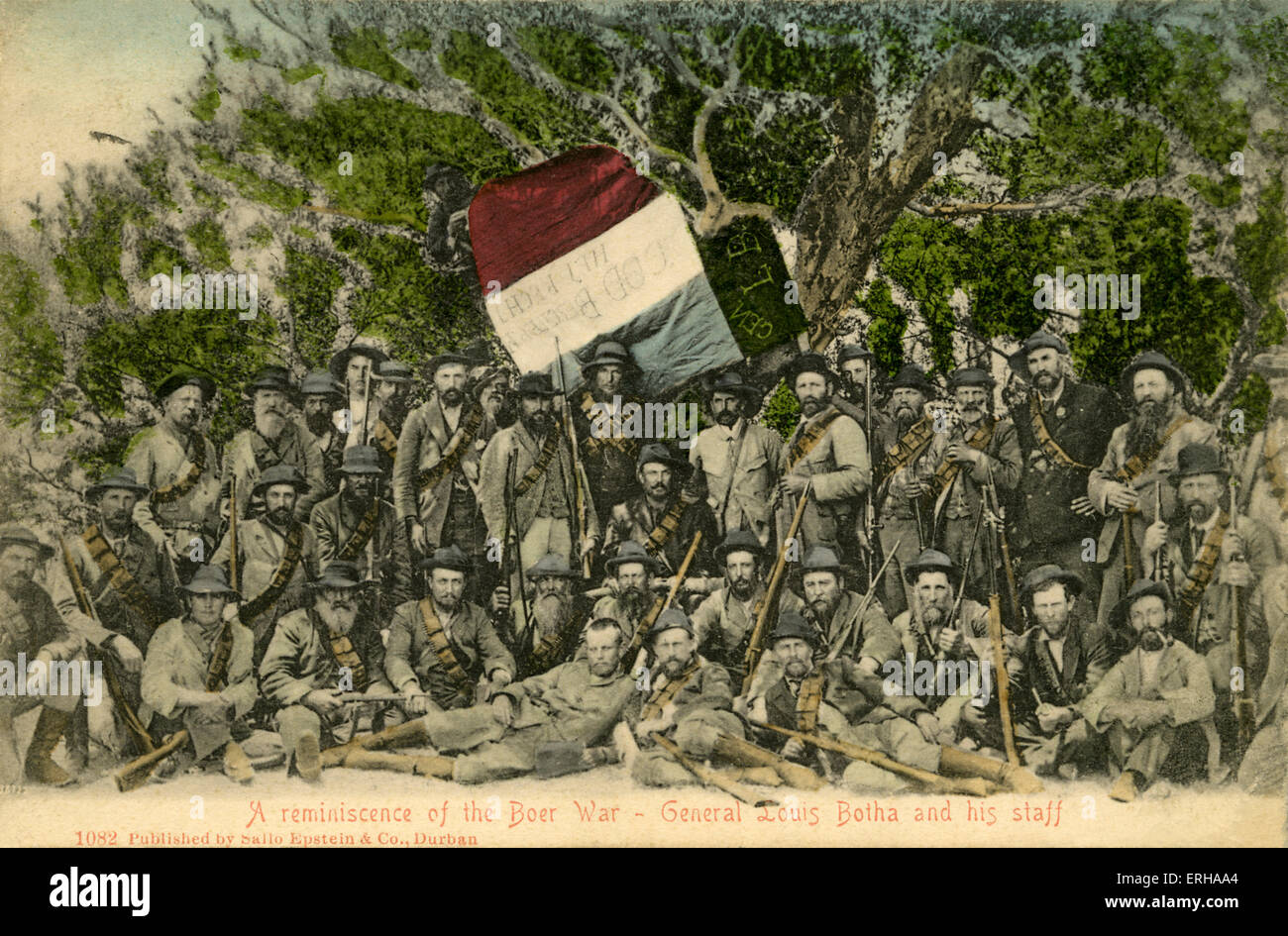 General Louis Botha (18621919) and his staff. General Botha was