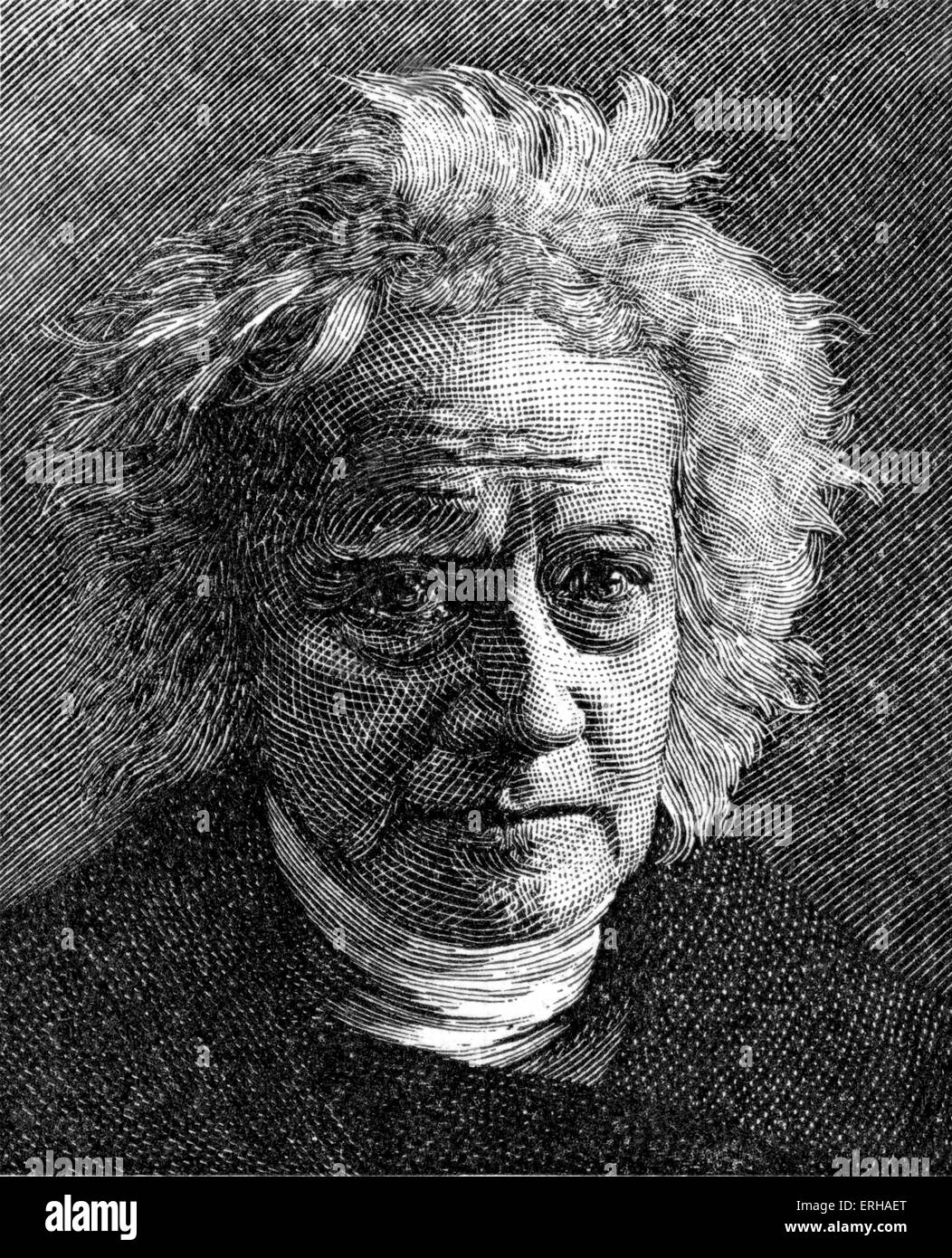 Sir John Herschel (1792 – 1871).  English mathematician, astronomer, chemist, and experimental photographer/inventor. Stock Photo