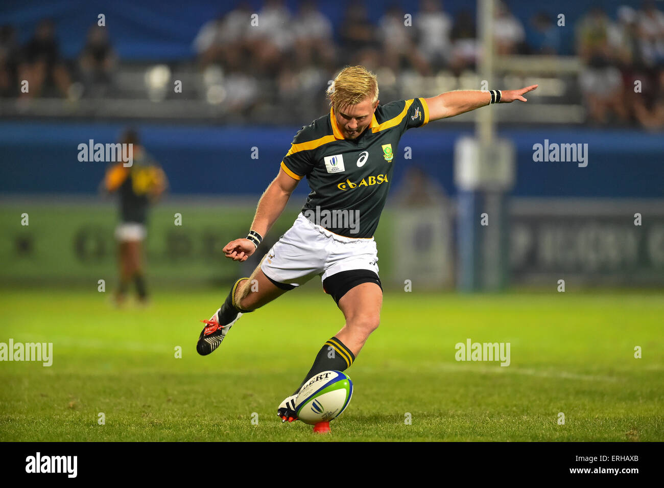 World Rugby U20 Championship match between South Africa and Italy in Calvisano, Italy Stock Photo