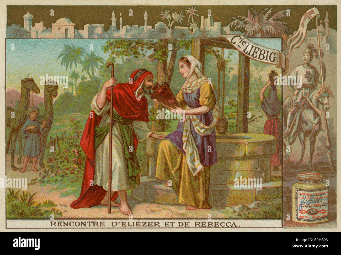 Eleazar, servant of Abraham, on finding Rebecca - wife for Abraham’ s ...