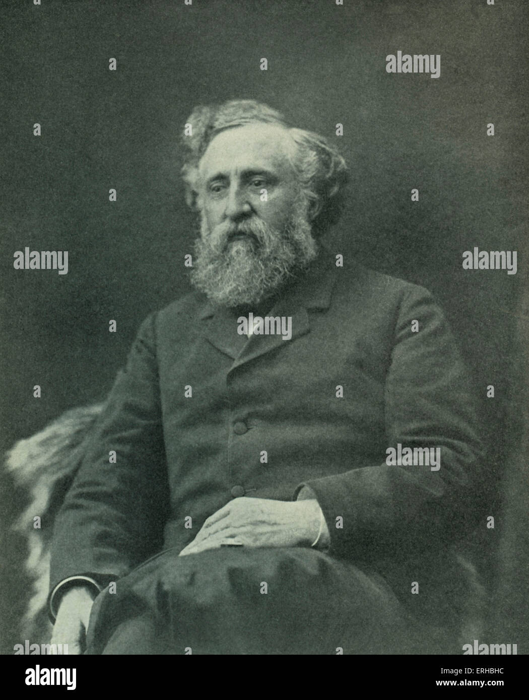 Roswell Smith. Founder of American magazine 'Scribner's Monthly: An Illustrated Magazine for the People' published between 1870 until 1881. Stock Photo
