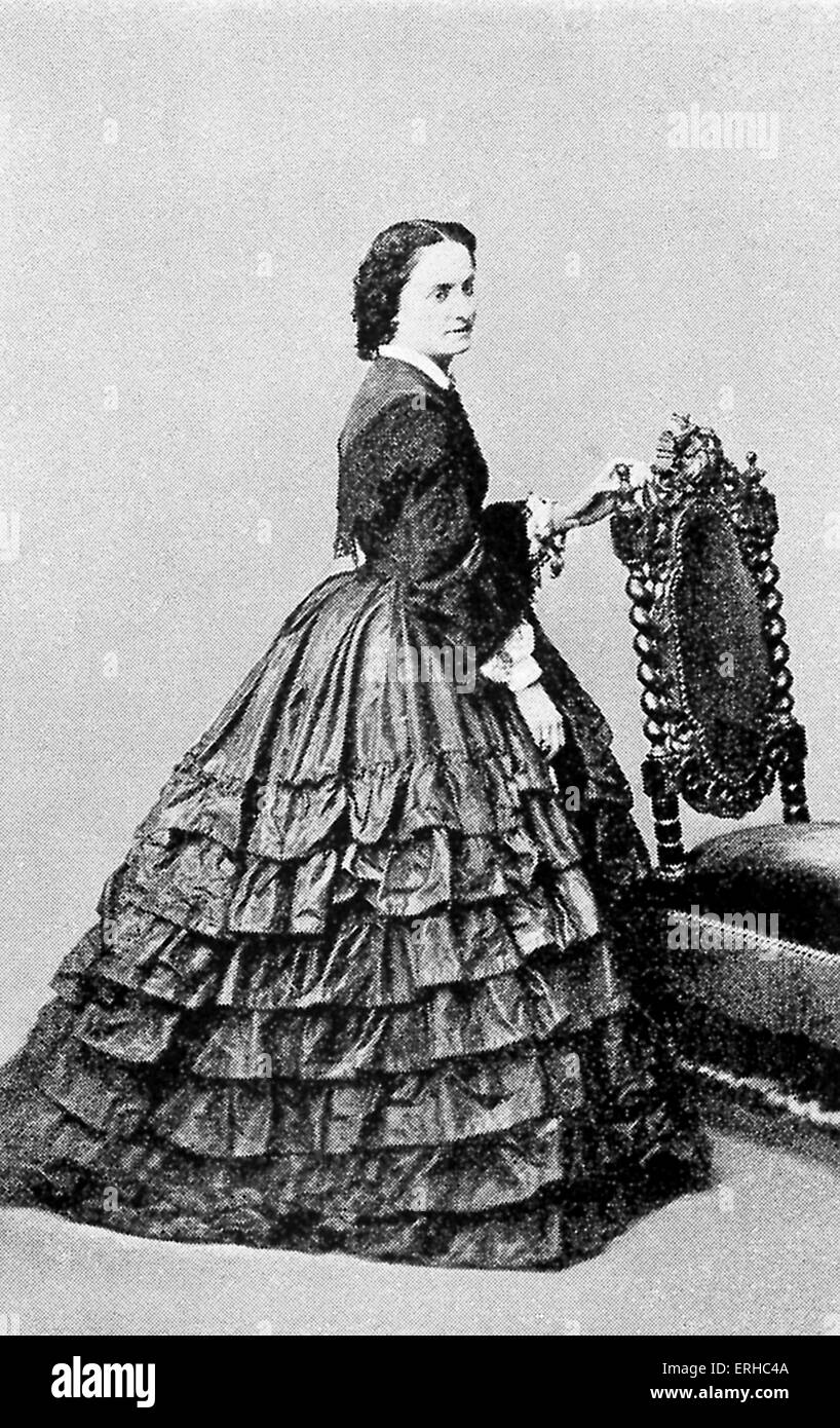 Rachel (Elisabeth Rachel Félix) - known as Mademoiselle Rachel   sister Dinah Felix.   RF:  21 February 1821 - 3 January 1858. Stock Photo