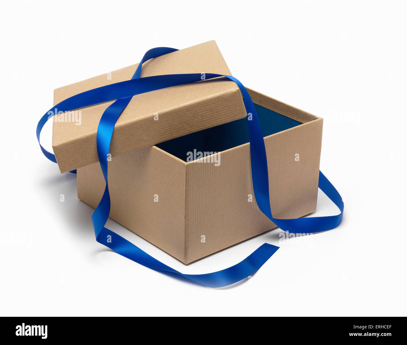 Open Cardboard Box Stock Photo