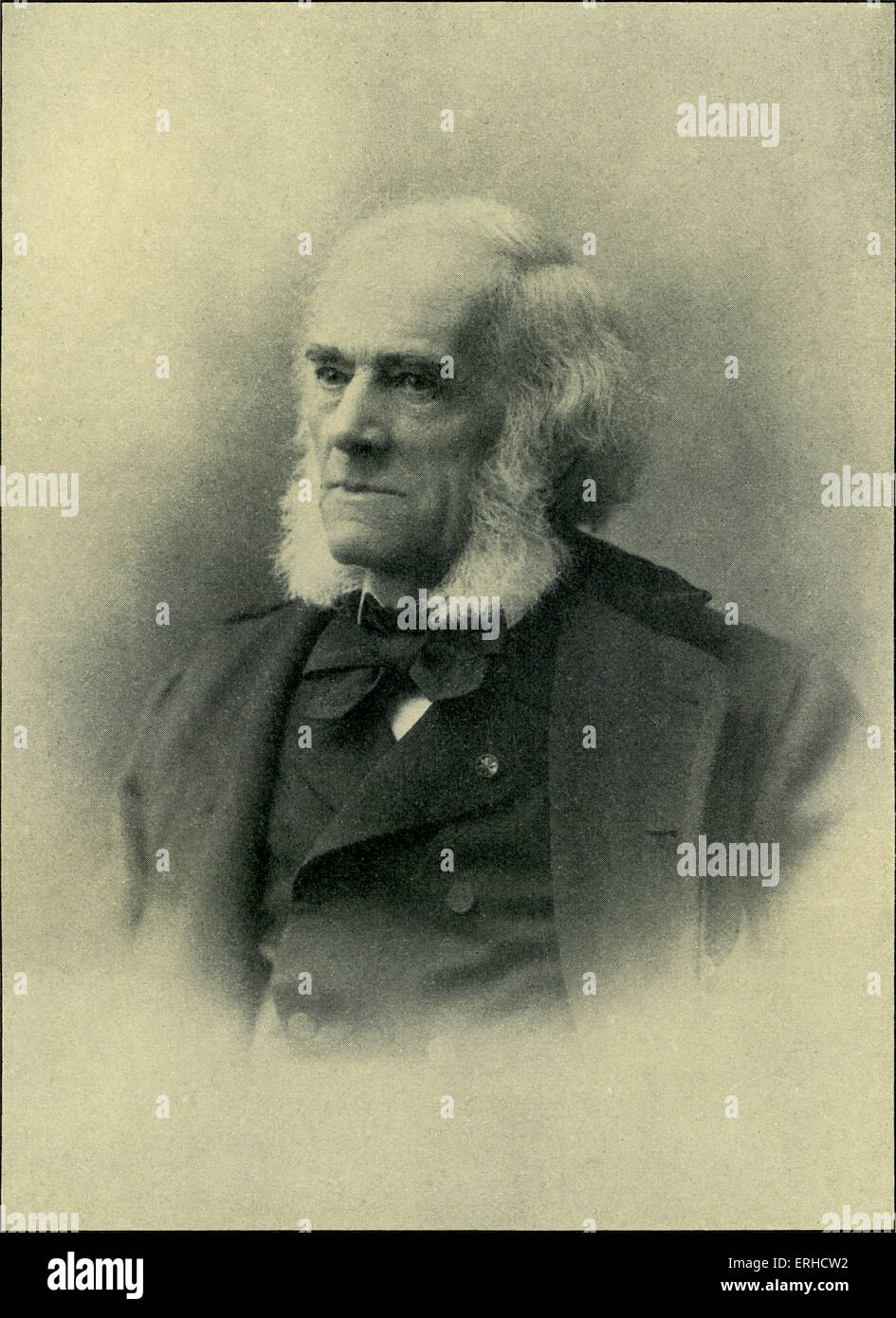 Édouard Fétis, Belgian art historian, music historian and critic. Born Bouvignes, 1812 - 31 January 1909. Stock Photo