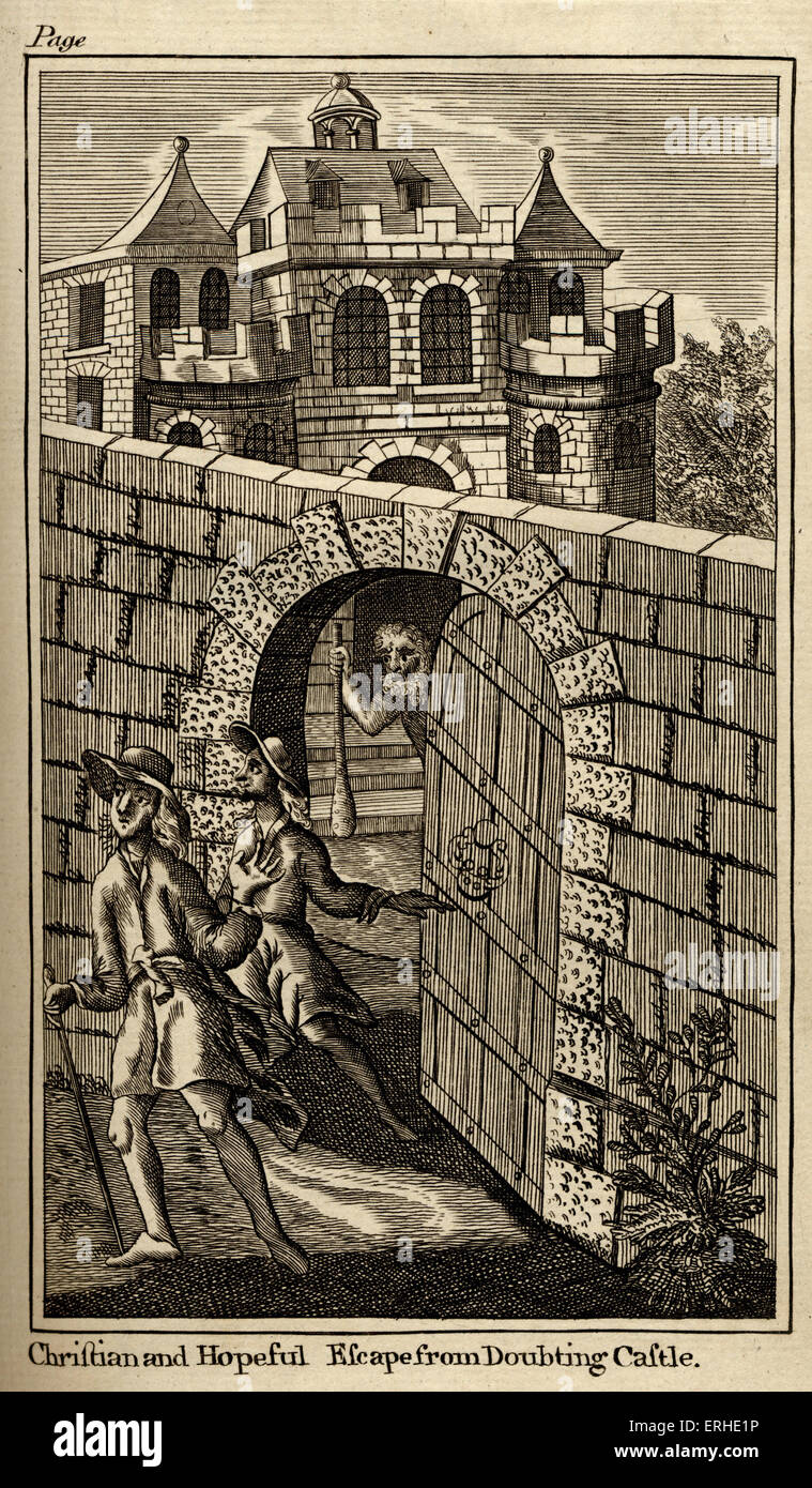 The Pilgrim 's Progress by John Bunyan Scene as 'Christian and