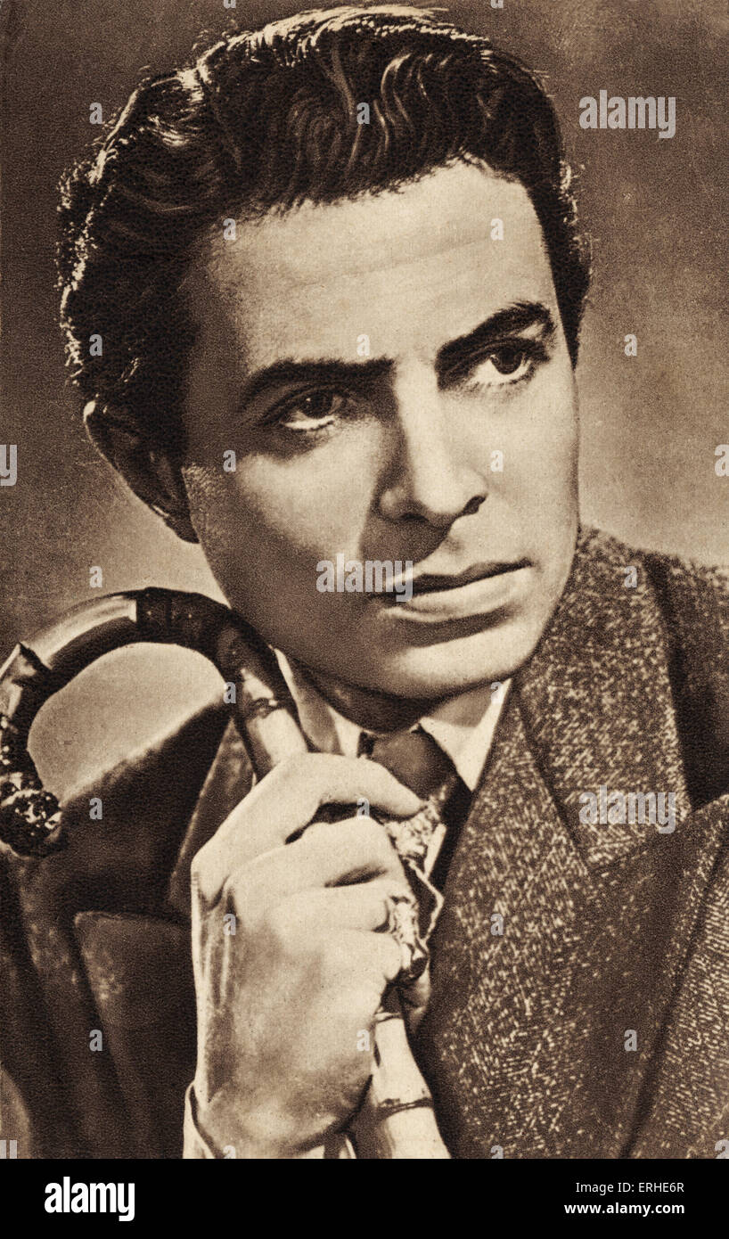 James Mason, portait. English actor, 15 May 1909 - 27 July 1984 Stock Photo