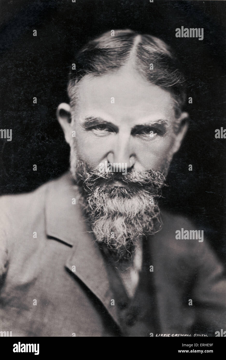 George Bernard Shaw - portrait of the Irish dramatist and socialist. 26 July 1856 - 2 November 1950. Stock Photo