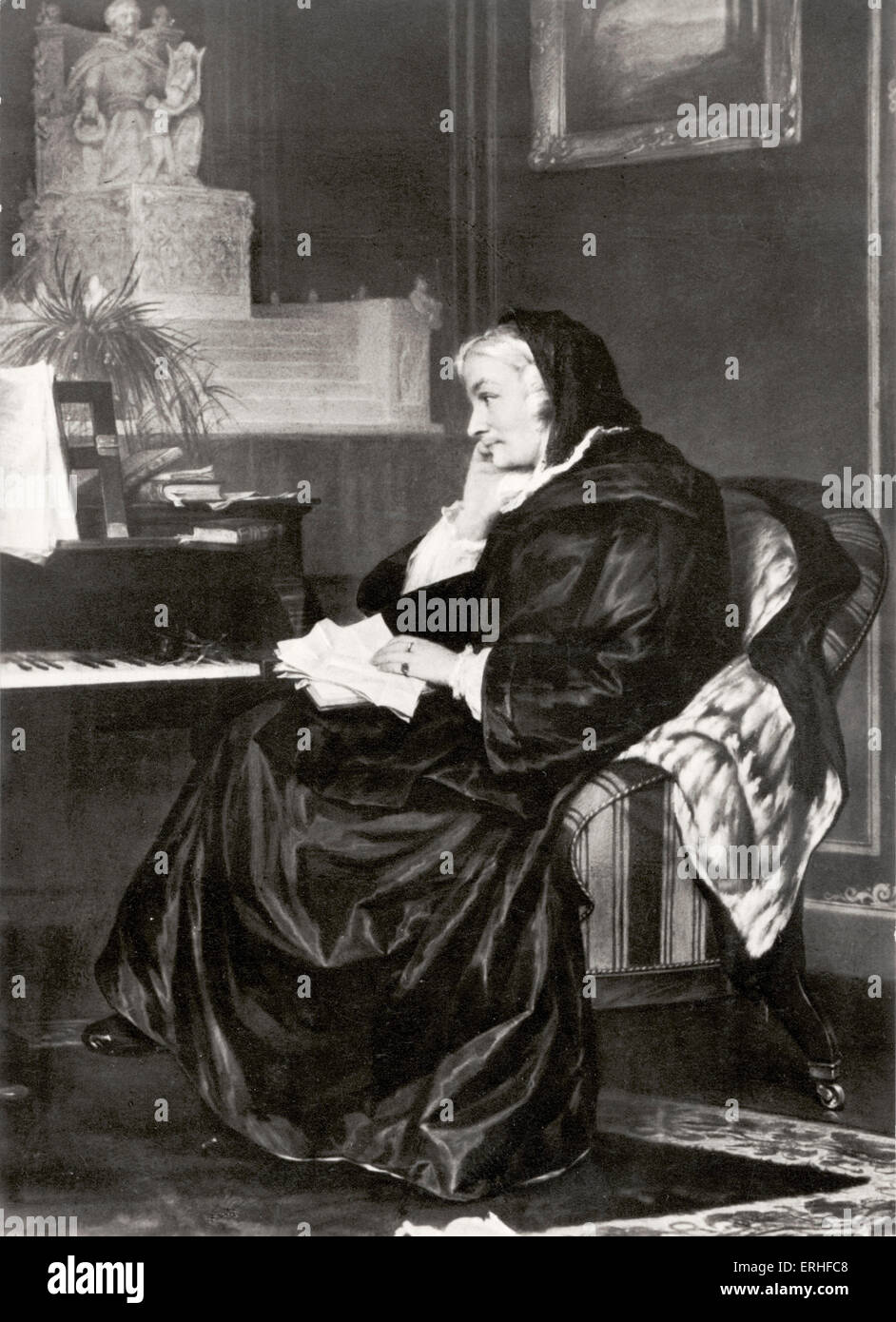 Bettina von Arnim - portrait - German writer and novelist 4 April 1785 - 20 January 1859 - Beethoven connection Stock Photo
