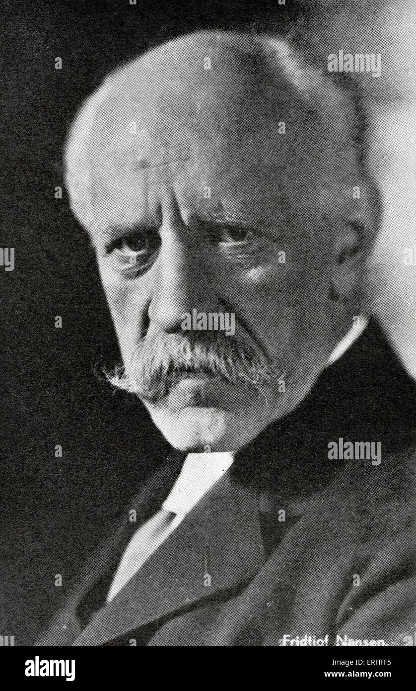 Fridtjof Nansen portrait Norwegian explorer, scientist and