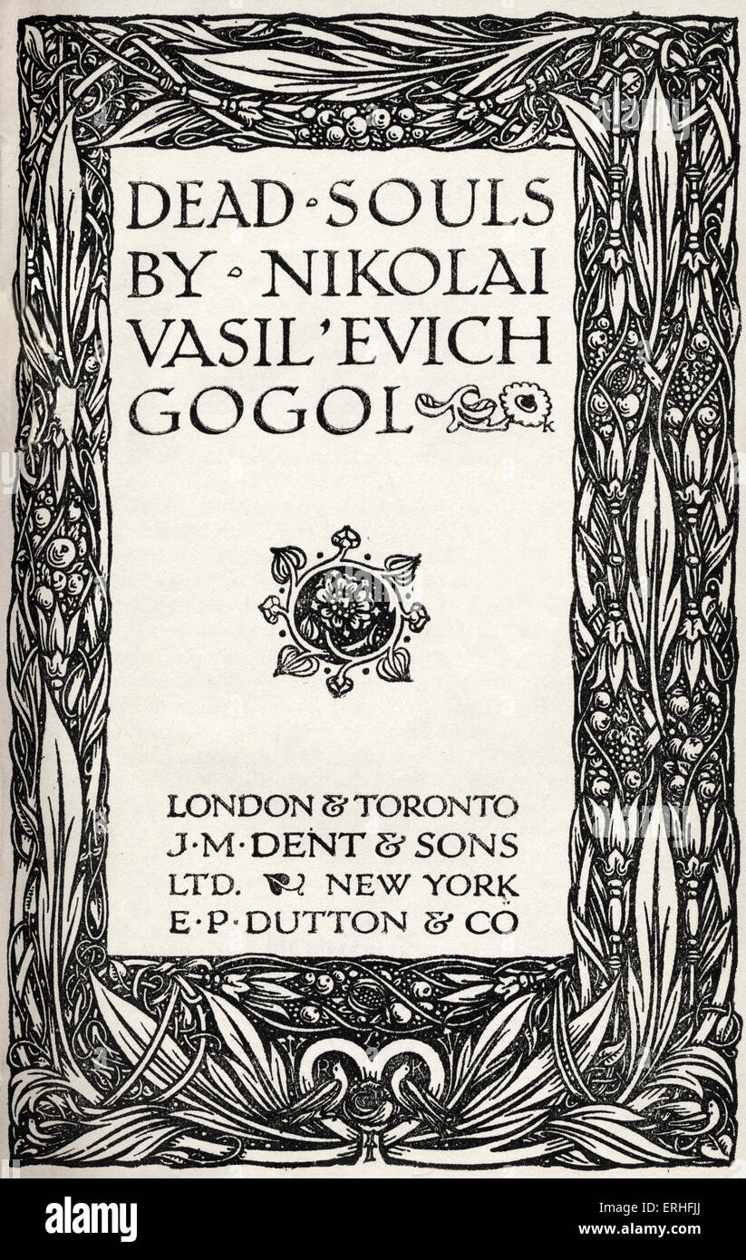Dead souls nikolai gogol hi-res stock photography and images - Alamy