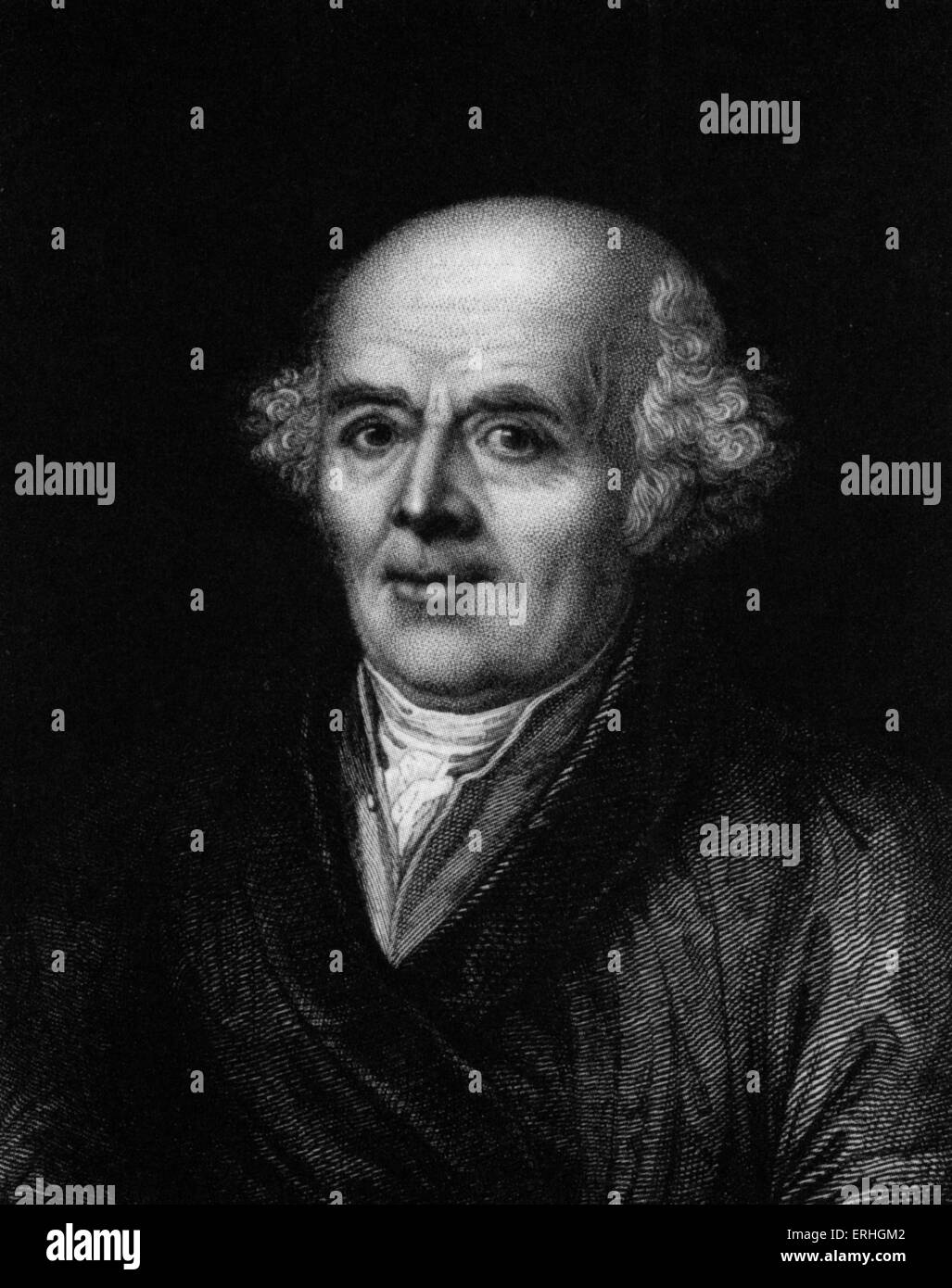 Samuel Hahnemann - portrait of the German physician and founder of homeopathic medicine. 10 April 1755 - 2 July 1843. From a Stock Photo