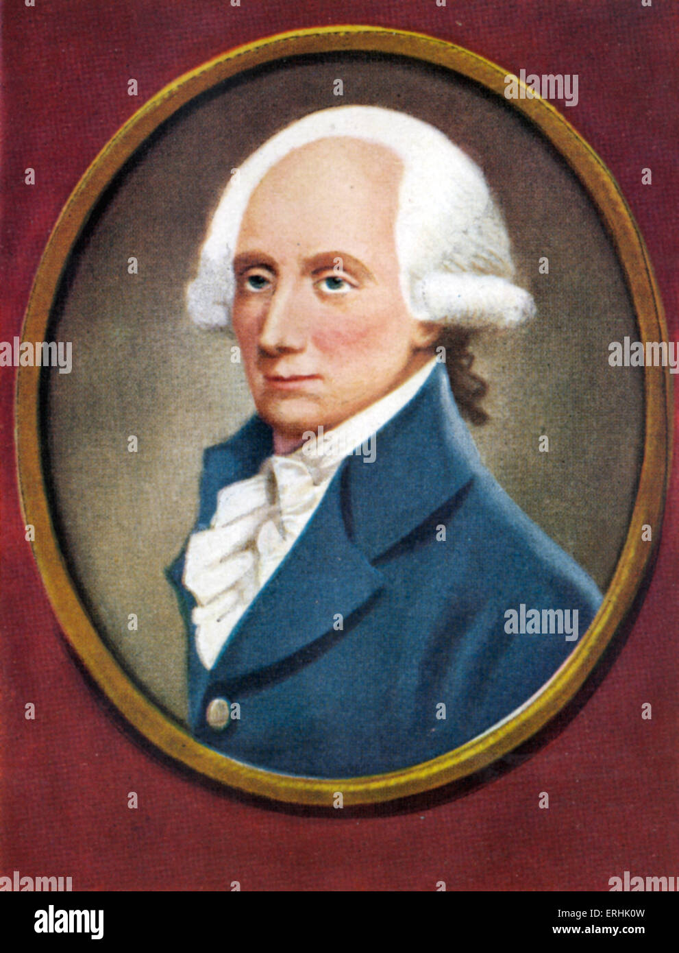 Warren Hastings. Portrait of the first of British