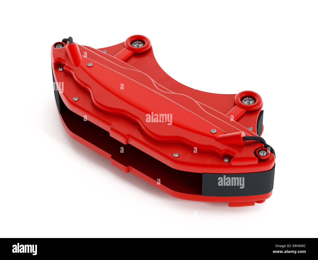 High performance brake calipers isolated on white Stock Photo Alamy