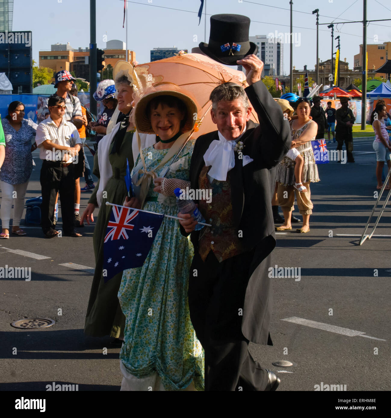 Australia Day City Adelaide - Parade! South Australia, Australia Stock Photo