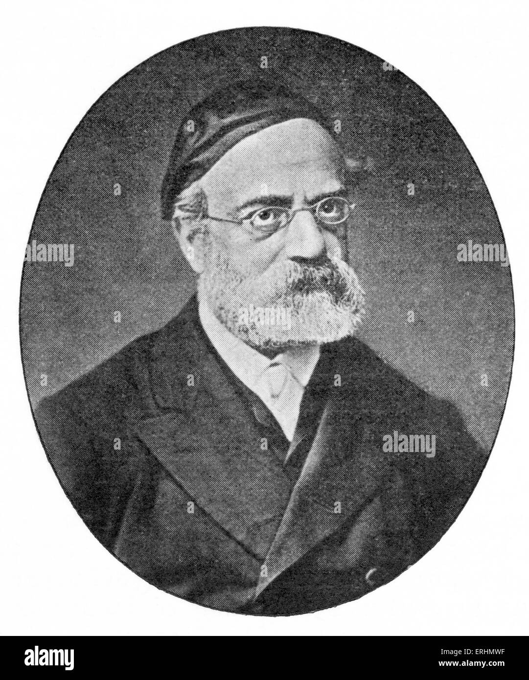 Rabbi Samson Raphael Hirsch - intellectual founder of the Torah im Derech Eretz. 20 June 1808 - 31 December 1888. Stock Photo