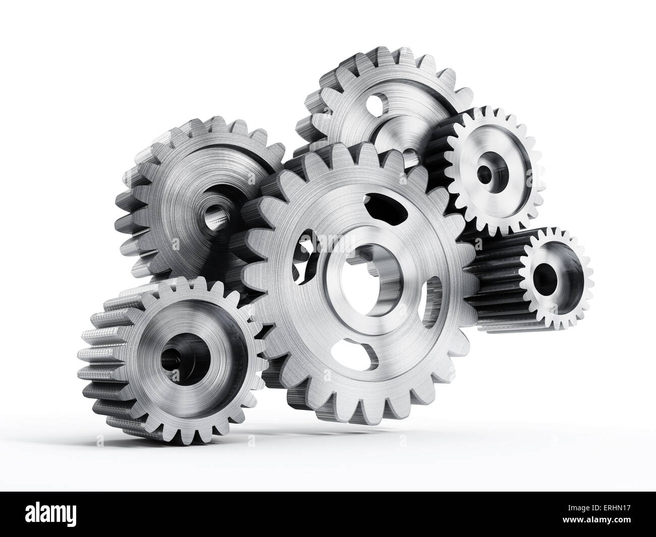 Gears in motion Stock Photo Alamy