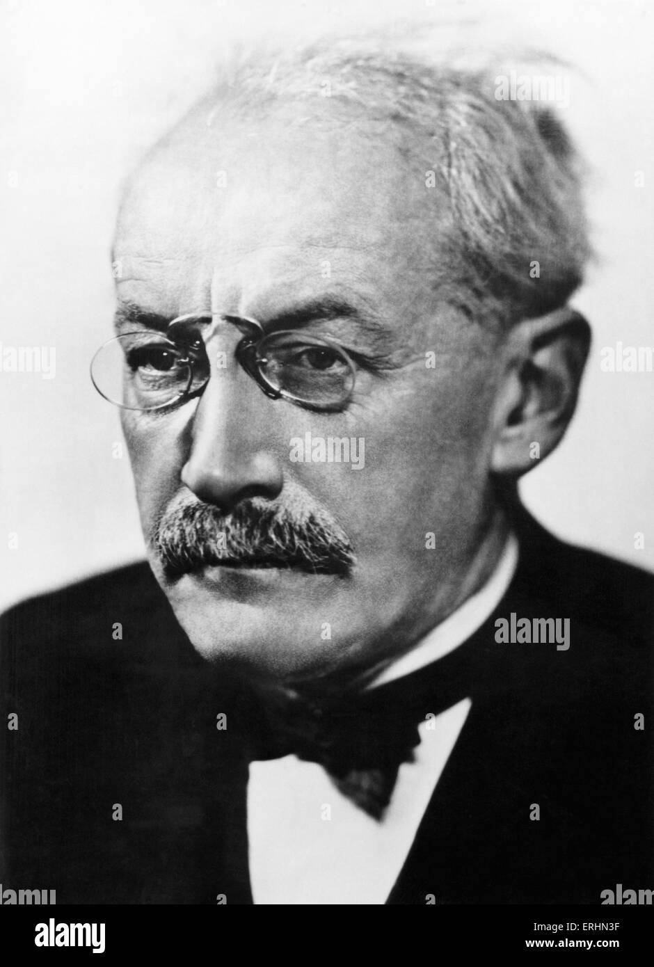 Zdeněk Nejedlý - Czech historian and music critic. ZN: 10 February 1878 - 9 March 1962. Stock Photo