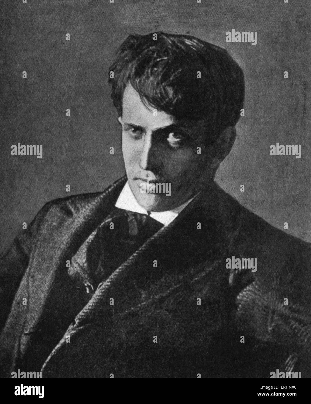 Stephen Crane - American novelist, poet.   1 November 1871 - 5 June 1900 Stock Photo