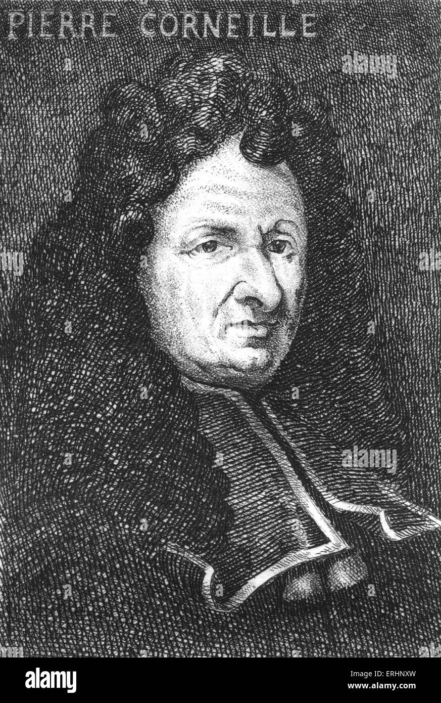 Pierre Corneille - French dramatist, 1606-1684. Stock Photo