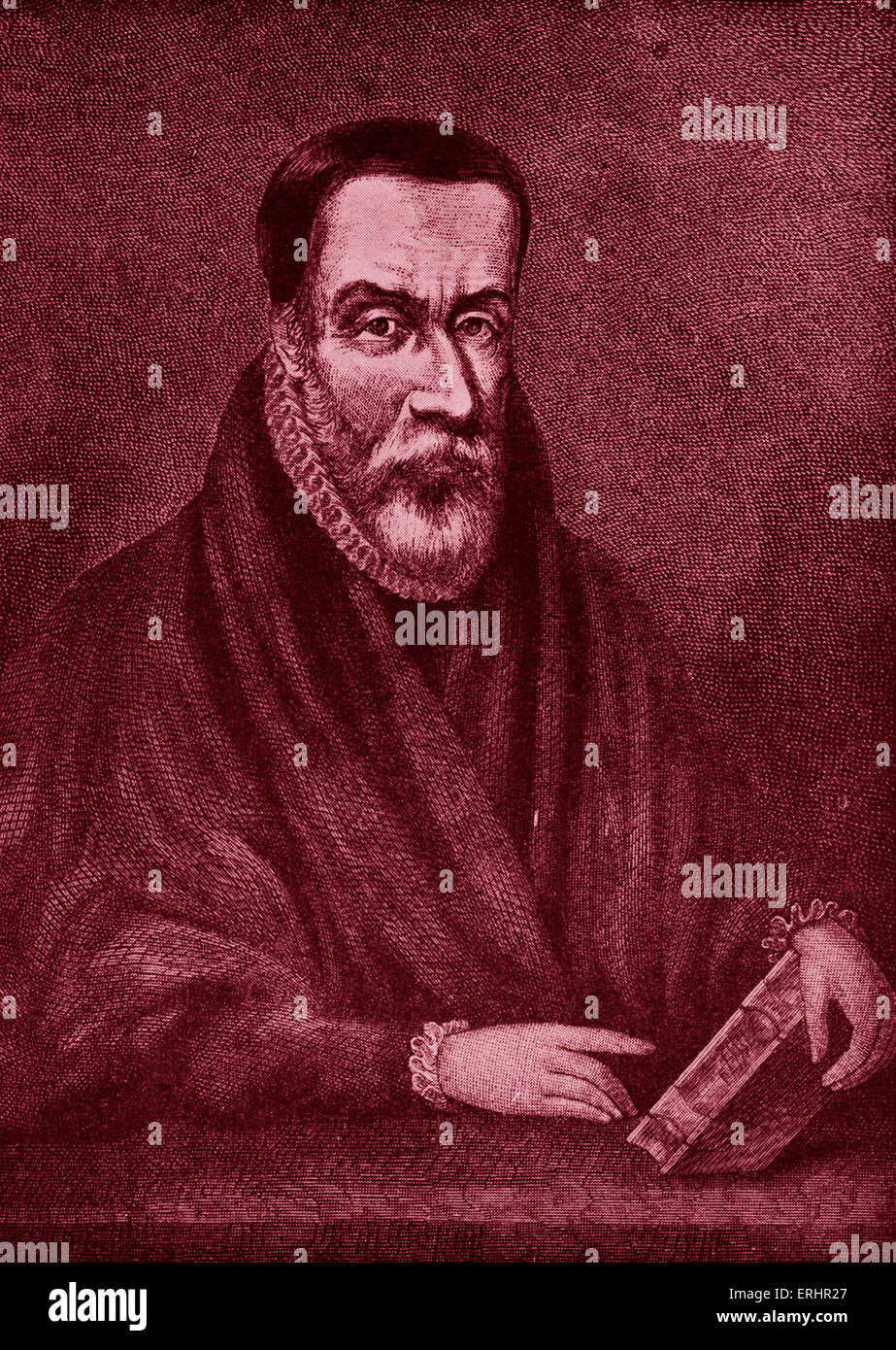 William Tyndale - portrait of the Religious reformer and scholar who translated the Bible into the Early Modern English of his
